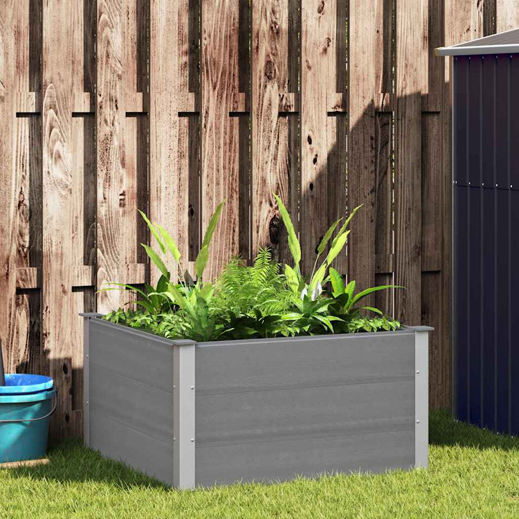 Vidaxl Planter surélevé 100x100x54 cm HKC Gray