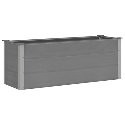 Vidaxl Planter surélevé 150x50x54 cm HKC Gray