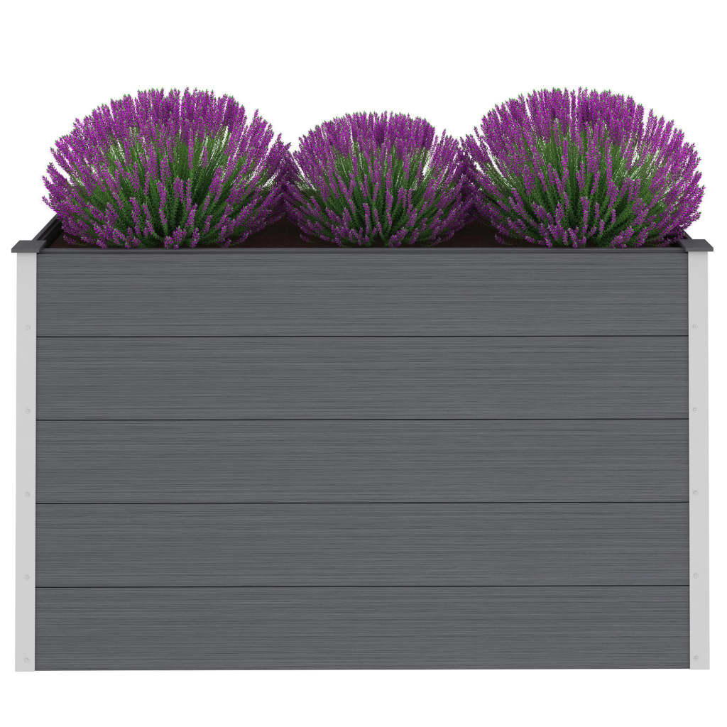 Vidaxl Planter surélevé 150x50x91 cm HKC Gray