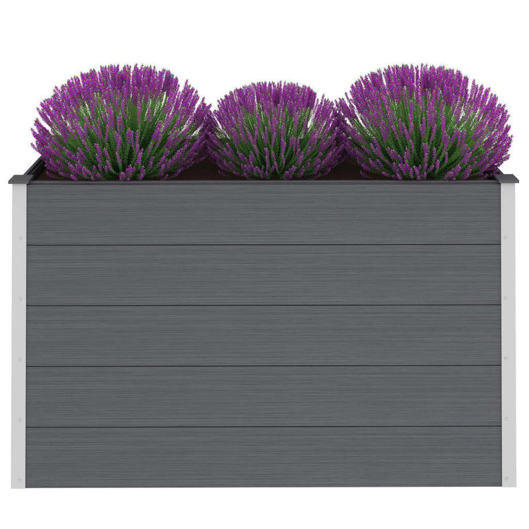 Vidaxl Planter surélevé 150x50x91 cm HKC Gray