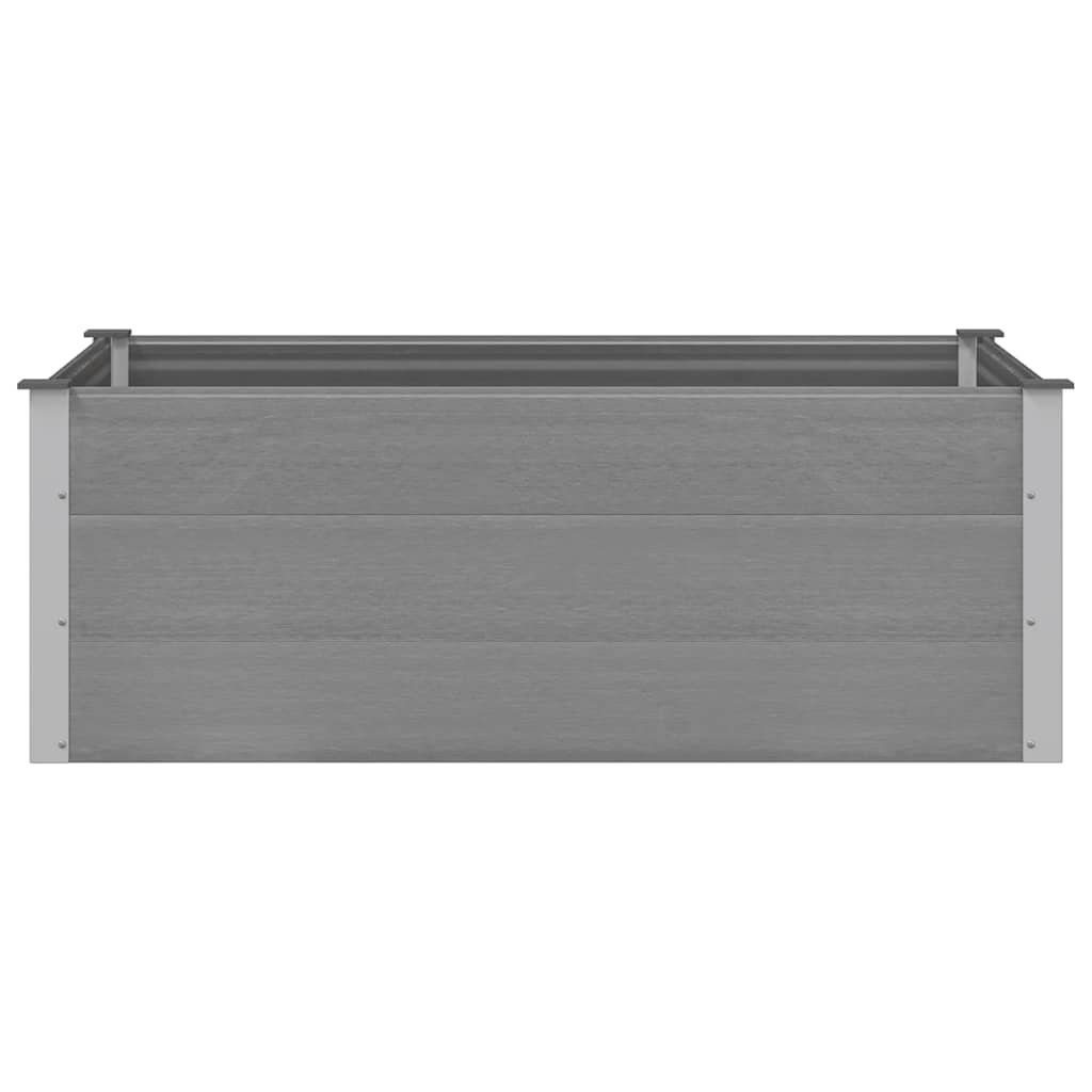 Vidaxl Planter surélevé 150x100x54 cm HKC Gray