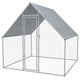 Vidaxl Buitenhok pour les poulets 2x2x1,92 m en acier galvanisé