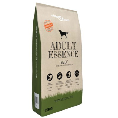 Vidaxl Premium Dog Aliments Dry Adult Essence Beef 15 kg