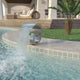 Vidaxl Piscine Fountain 50x30x53 cm en acier inoxydable en argent coloré