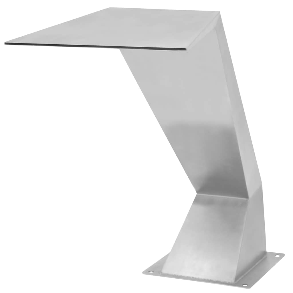 Vidaxl Fountain de piscine Vidaxl 64x30x52 cm en acier inoxydable en argent couleur