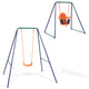 Vidaxl Swing pour les tout-petits 2 en 1 orange