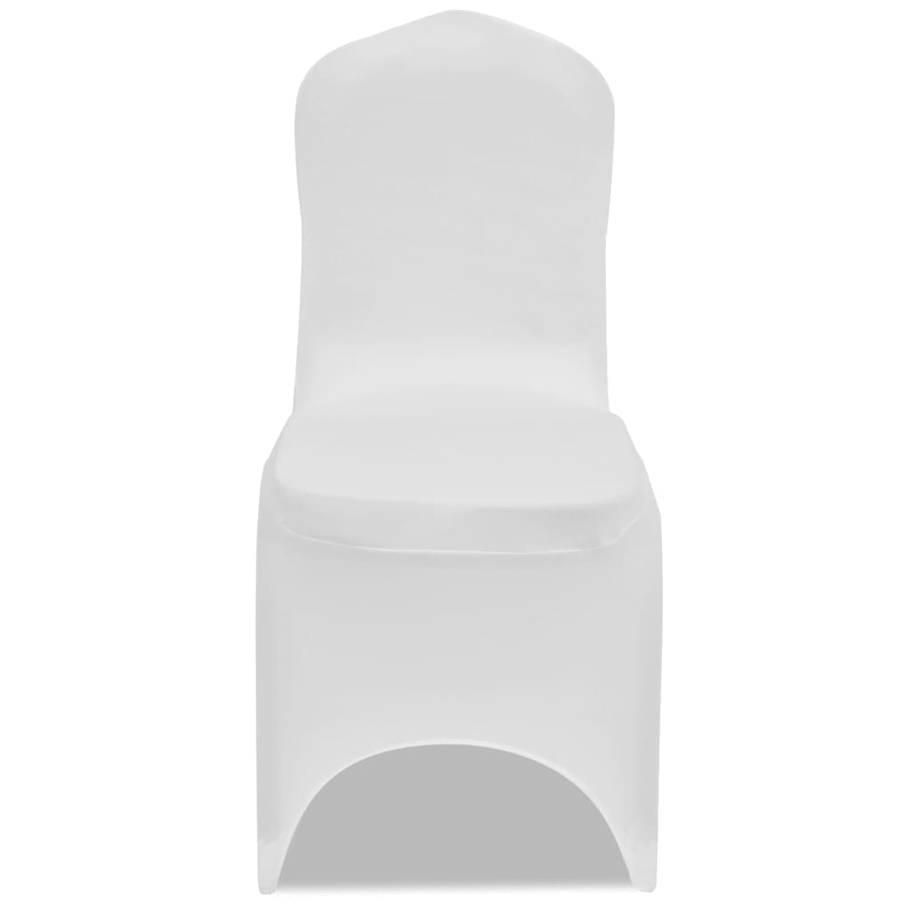Couvercles de siège Vidaxl Stretch blanc 100 m