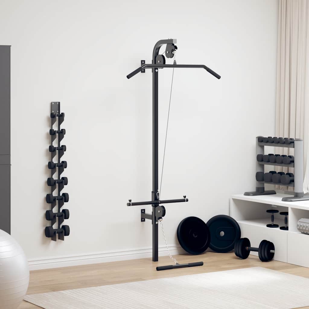 Vidaxl Home Gym avec 2 poulies murales