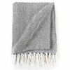 Vidaxl Plaid Herringbone 125x150 cm Coton Navy Bleu