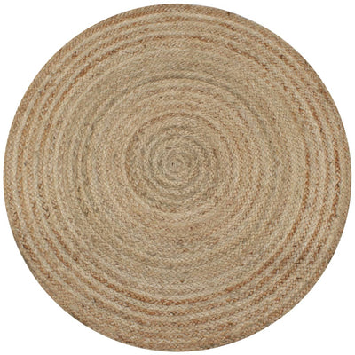 Tapis vidaxl autour de 120 cm de jute tressée