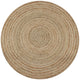 Tapis vidaxl autour de 120 cm de jute tressée