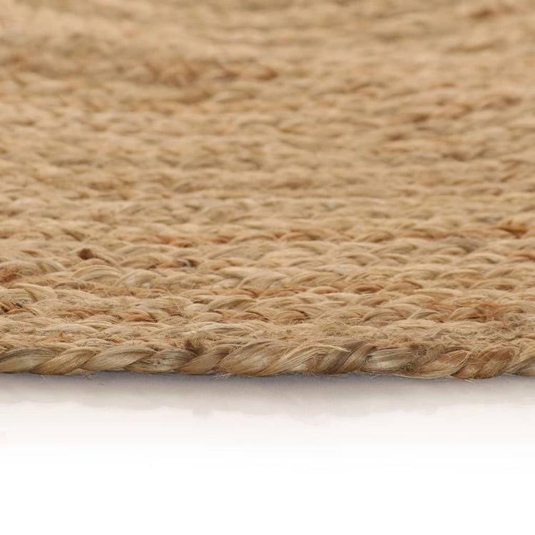 Tapis vidaxl autour de 120 cm de jute tressée