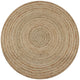 Tapis vidaxl autour de 150 cm de jute tressée