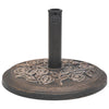Vidaxl Parasol Foot d'environ 9 kg de bronze de résine de couleur