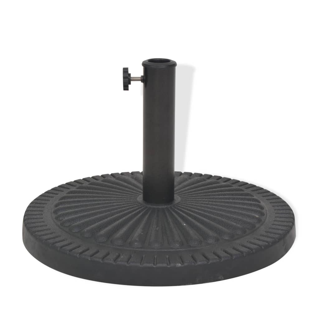 Vidaxl Parasol Foot d'environ 14 kg de résine noir