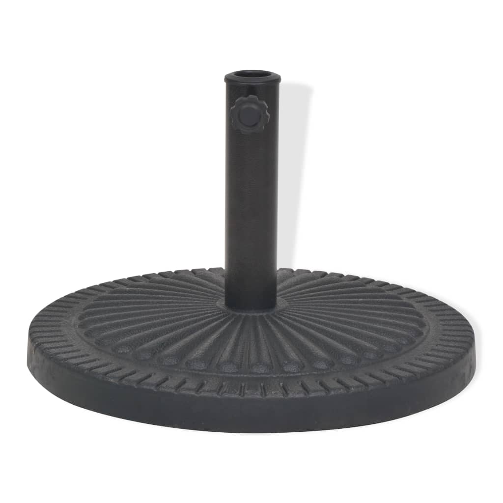 Vidaxl Parasol Foot d'environ 29 kg de résine noir