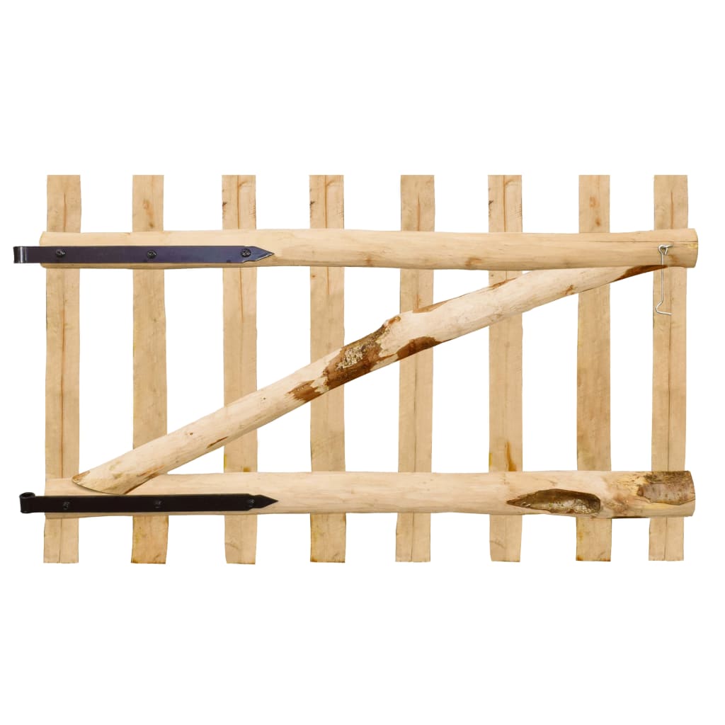 Port vidaxl seulement 100x60 cm en bois de noisetier