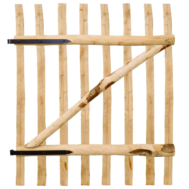 Port vidaxl seulement 100x120 cm en bois de noisetier