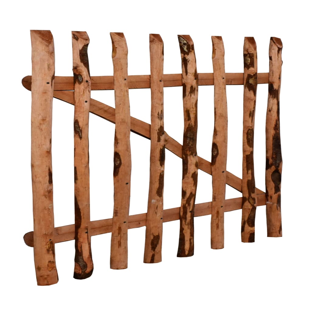 Port vidaxl seulement 100x60 cm en bois de noisetier imprégné