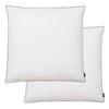 Coussins vidaxl 2 st 80x80 cm de la fièvre blanche