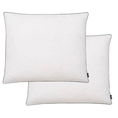 Coussins vidaxl 2 st 70x60 cm vers le bas en blanc
