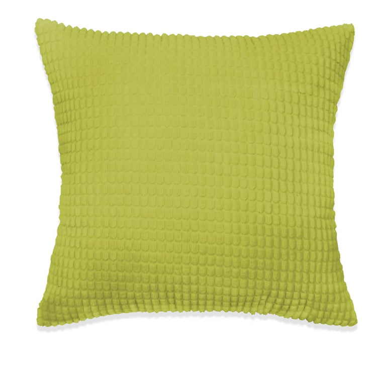 Vidaxl Decorative Cushion Set 60x60 cm Velor Green 2 pièces