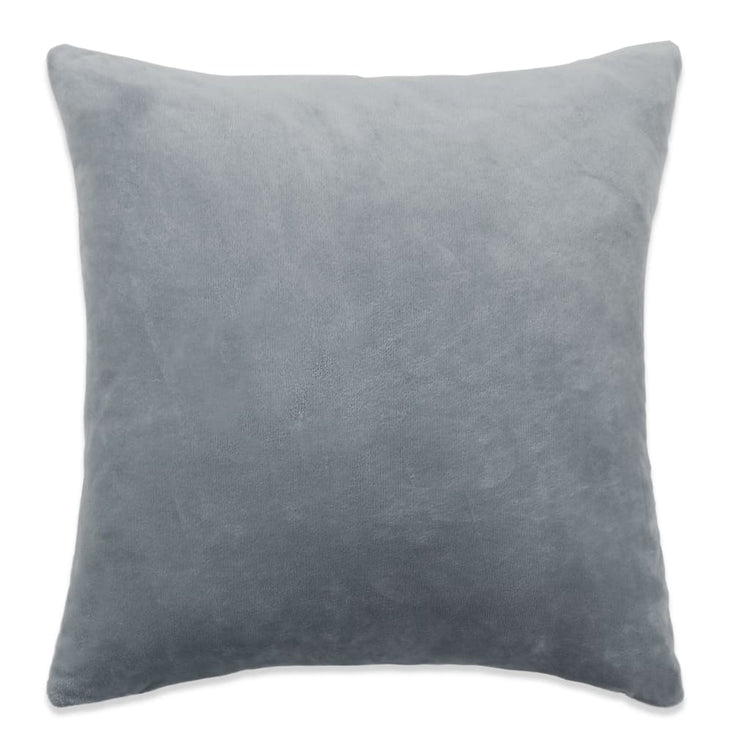 Vidaxl 2 pièces décoratives ensembles de coussin 45x45 cm gris