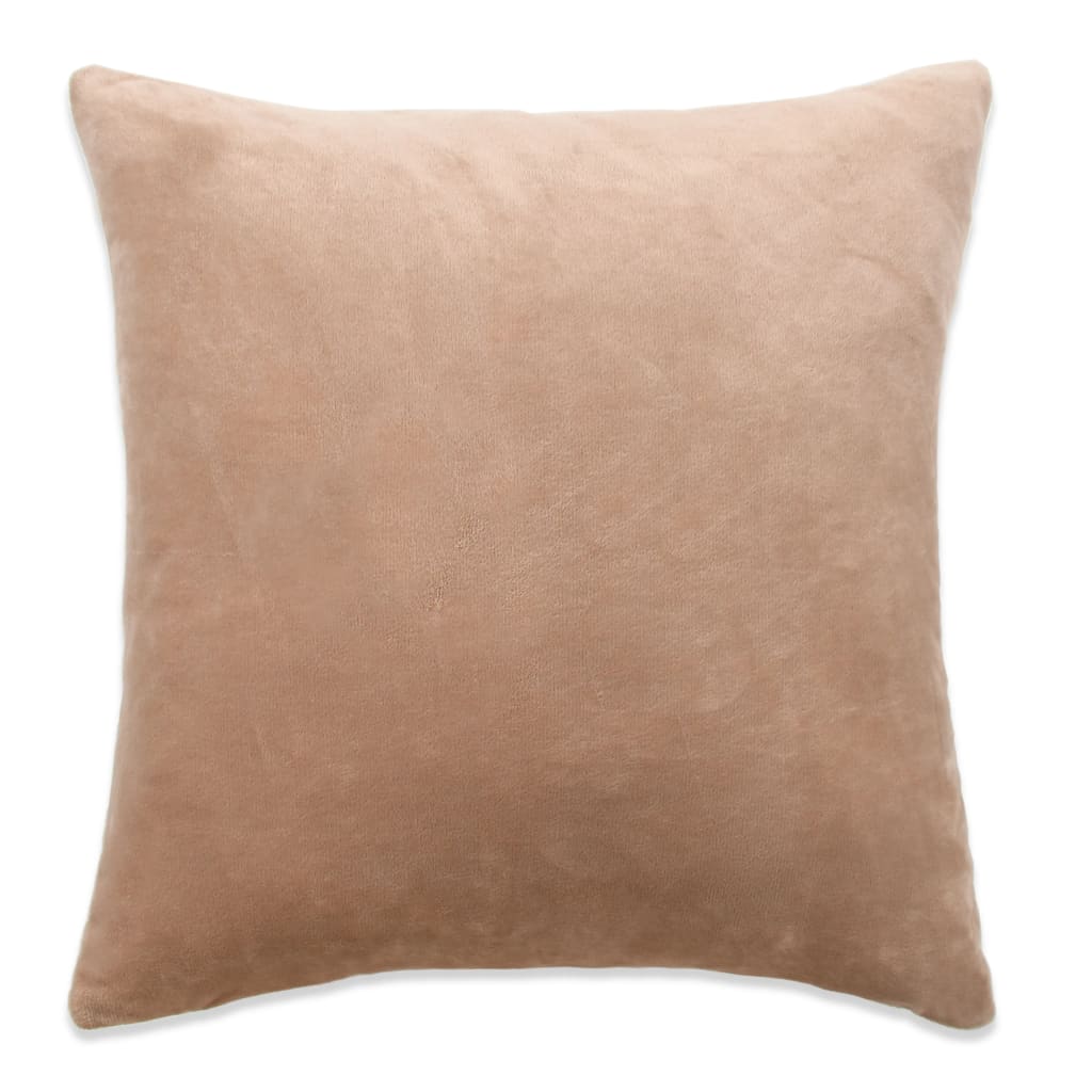 Coussin de coussin Vidaxl 4 ST 80x80 cm en tissu beige