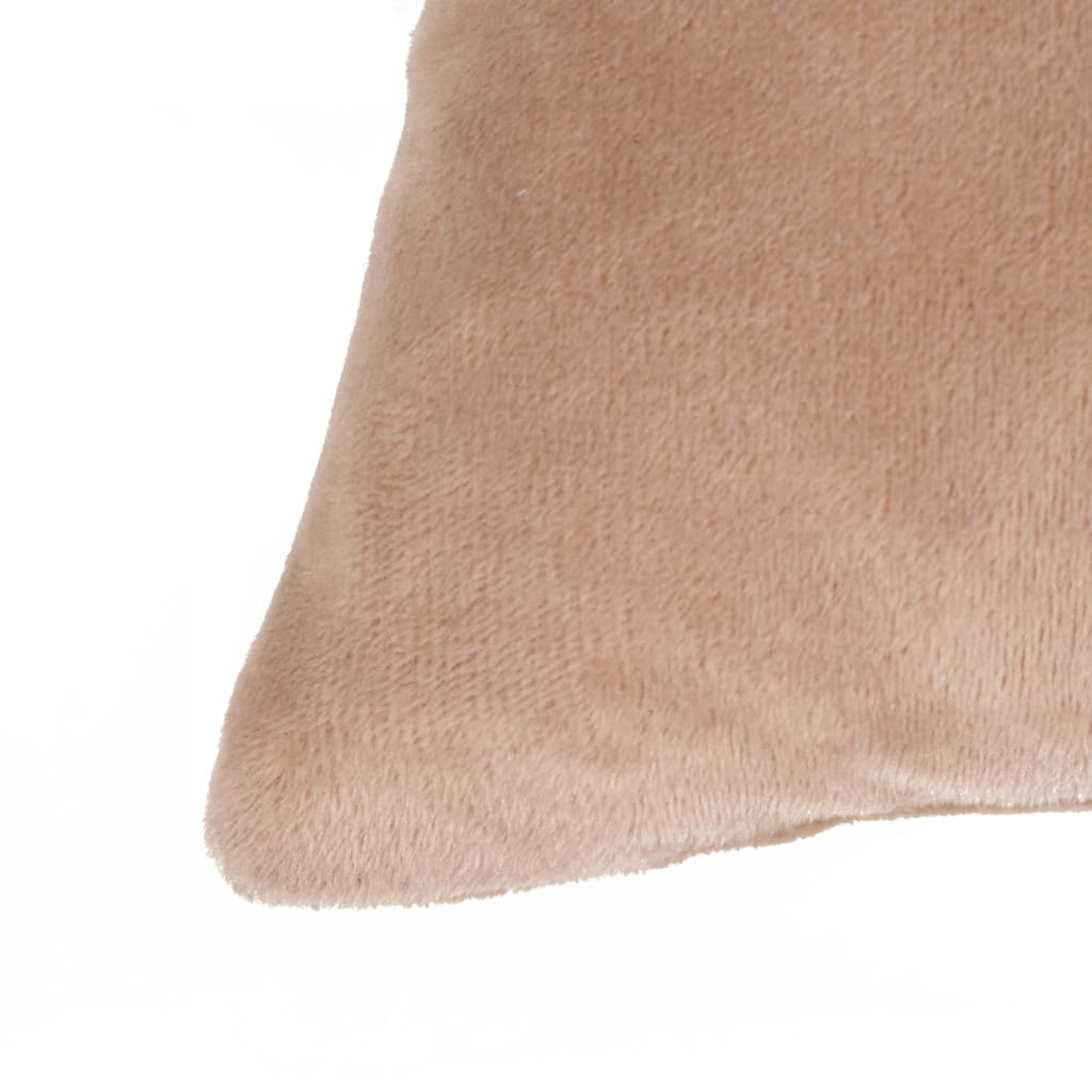 Coussin de coussin Vidaxl 4 ST 80x80 cm en tissu beige