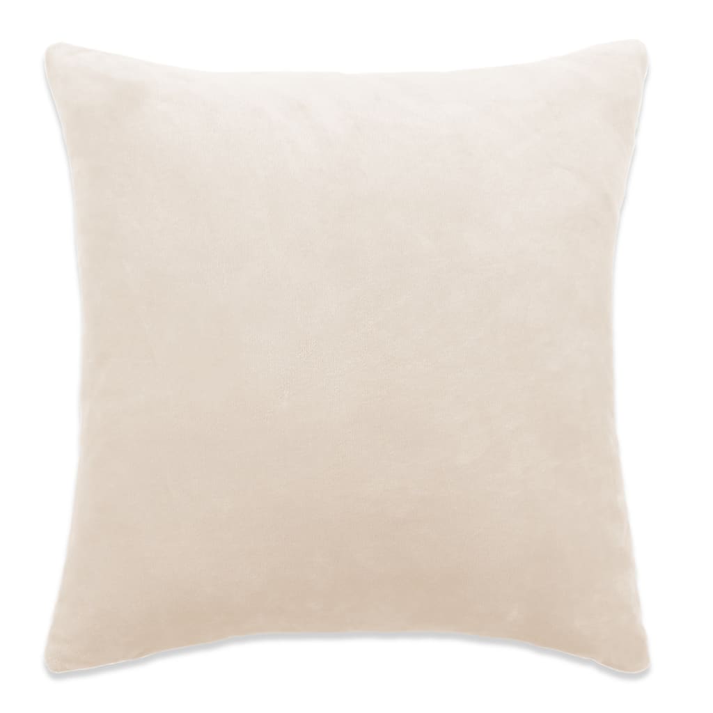 Coussin de vidaxl coussin 4 ST 40x40 cm tissu blanc cassé