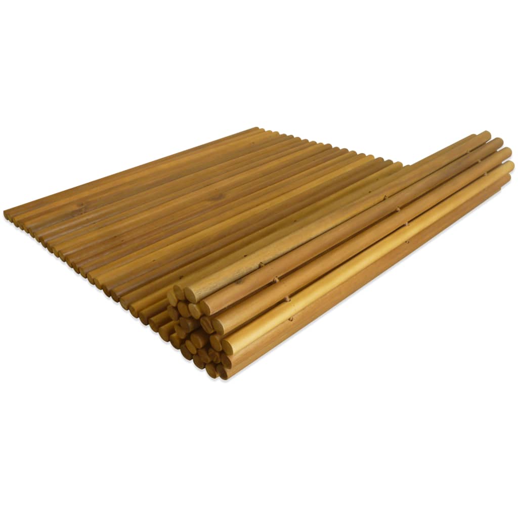 Vidaxl Bathmat 80x50 cm en bois acacia