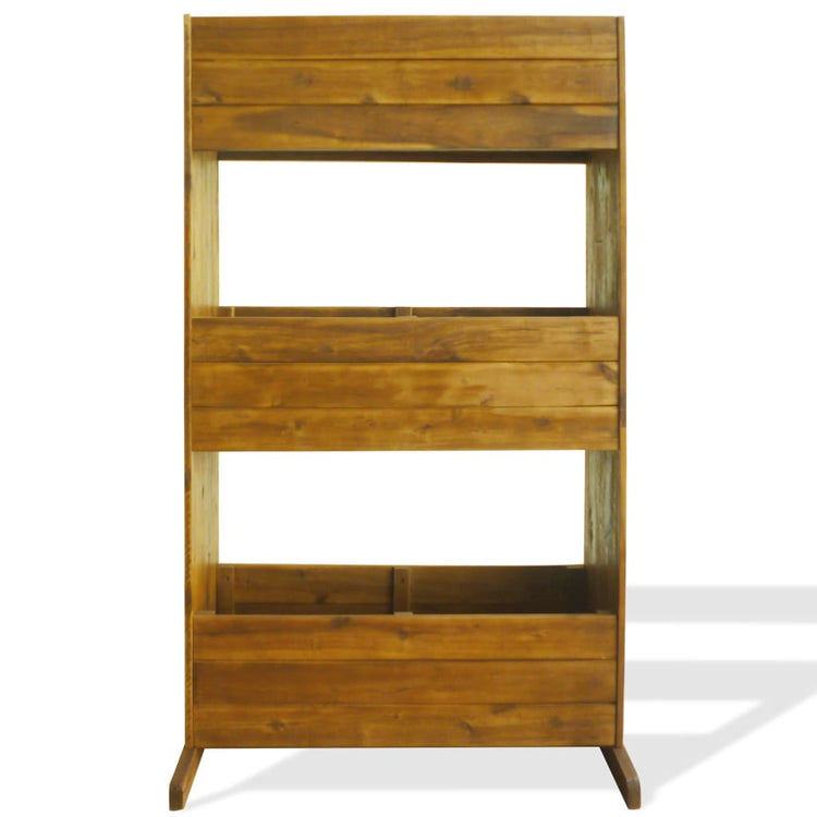 Vidaxl Planning Boîte à 3 couches en bois d'acacia solide
