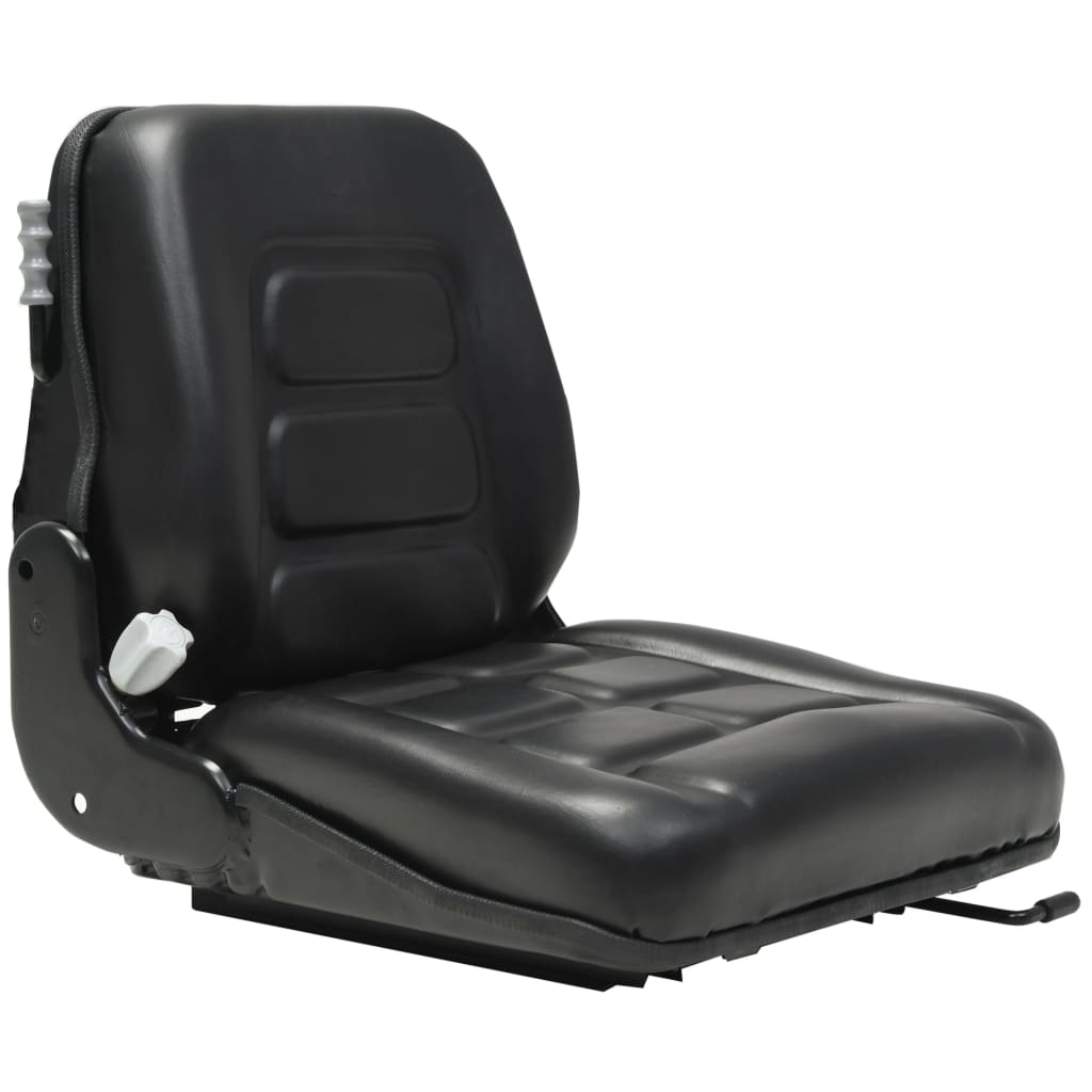 Chaise de tracteur à chariot élévateur Vidaxl avec suspension et dossier réglable