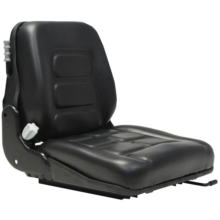 Chaise de tracteur à chariot élévateur Vidaxl avec suspension et dossier réglable
