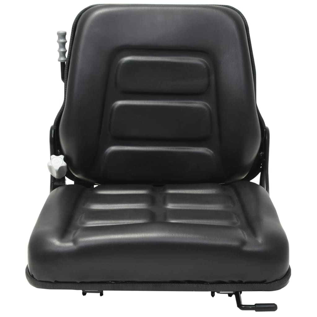 Chaise de tracteur à chariot élévateur Vidaxl avec suspension et dossier réglable