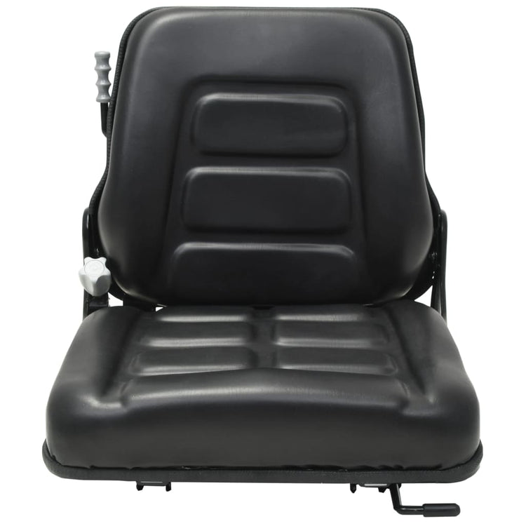 Chaise de tracteur à chariot élévateur Vidaxl avec suspension et dossier réglable