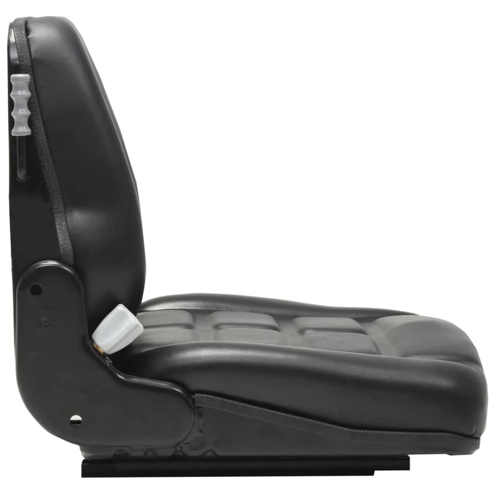 Chaise de tracteur à chariot élévateur Vidaxl avec suspension et dossier réglable