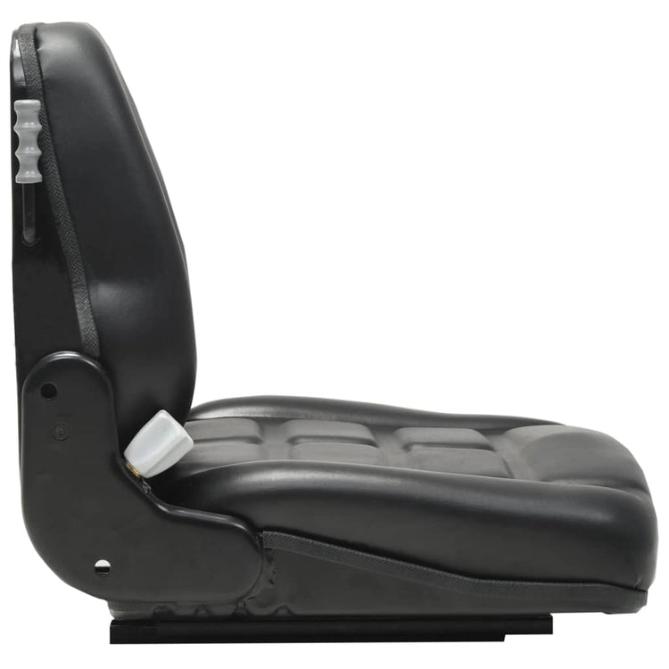 Chaise de tracteur à chariot élévateur Vidaxl avec suspension et dossier réglable