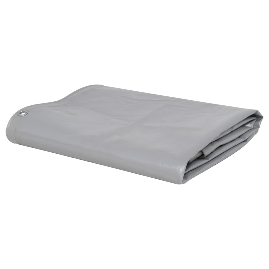 Dispositif Vidaxl 650 g m² 3x6 m gris