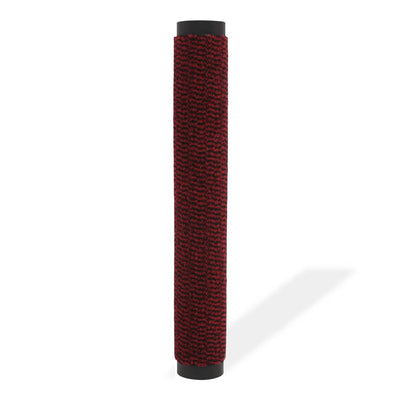 Vidaxl droogloopmat rectangulaire tufted 40x60 cm rouge