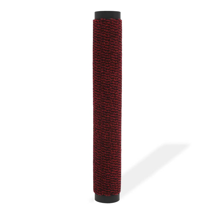 Vidaxl droogloopmat rectangulaire tufted 40x60 cm rouge