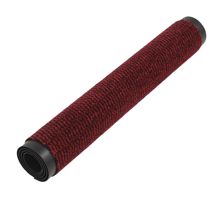 Vidaxl droogloopmat rectangulaire tufted 40x60 cm rouge