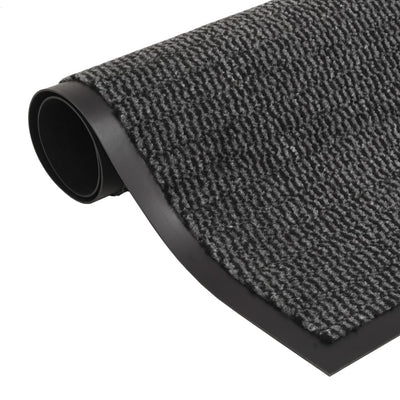 Vidaxl droogloopmat rectangulaire tufted 80x120 cm anthracite