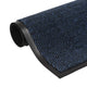 Vidaxl droogloopmat rectangulaire tufted 90x150 cm bleu