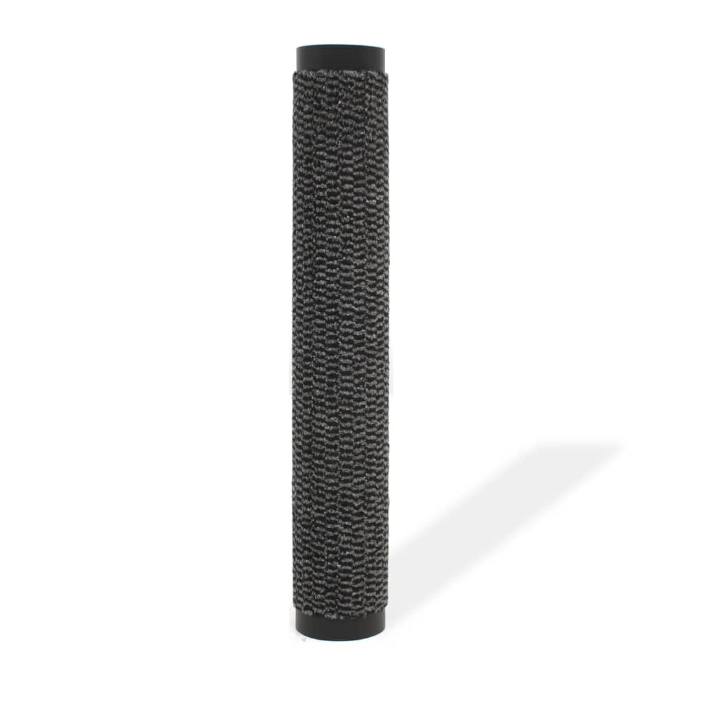 Vidaxl droogloopmat rectangulaire tufted 120x180 cm anthracite