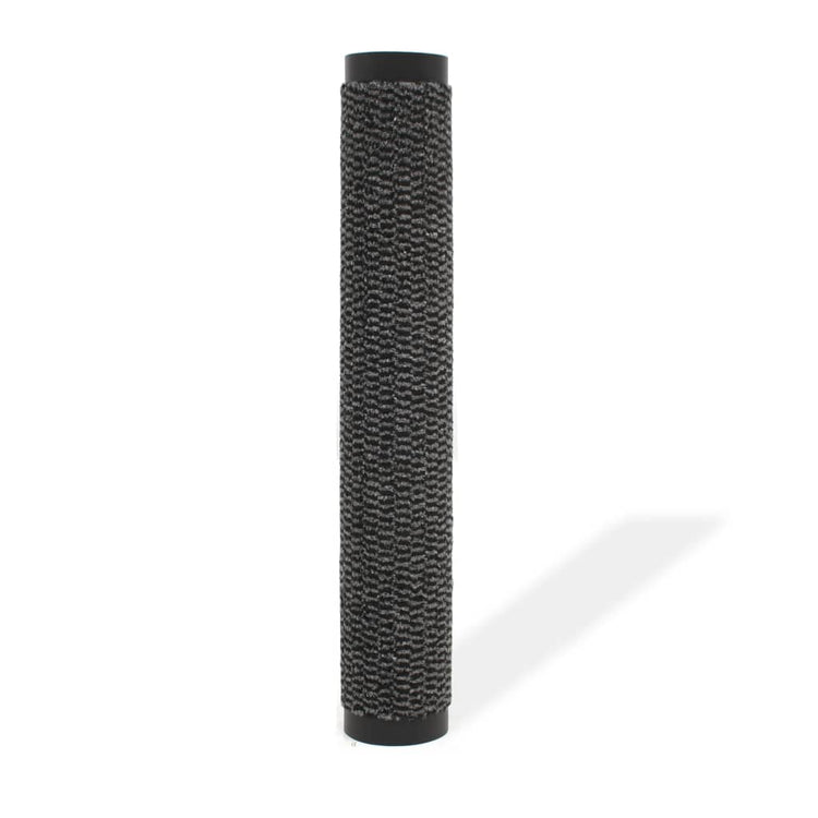 Vidaxl droogloopmat rectangulaire tufted 120x180 cm anthracite