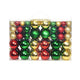 Vidaxl Boules de Noël 100 St rouge vert vert vert