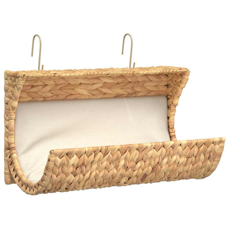 Lit de chat vidaxl avec coussin 37x20x20 cm waterhyacint