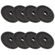 Disques licou vidaxl 8 ST 8x2,5 kg en fonte
