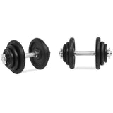 Vidaxl 18 pièces à haltères 40 kg de fonte - afbeelding 2